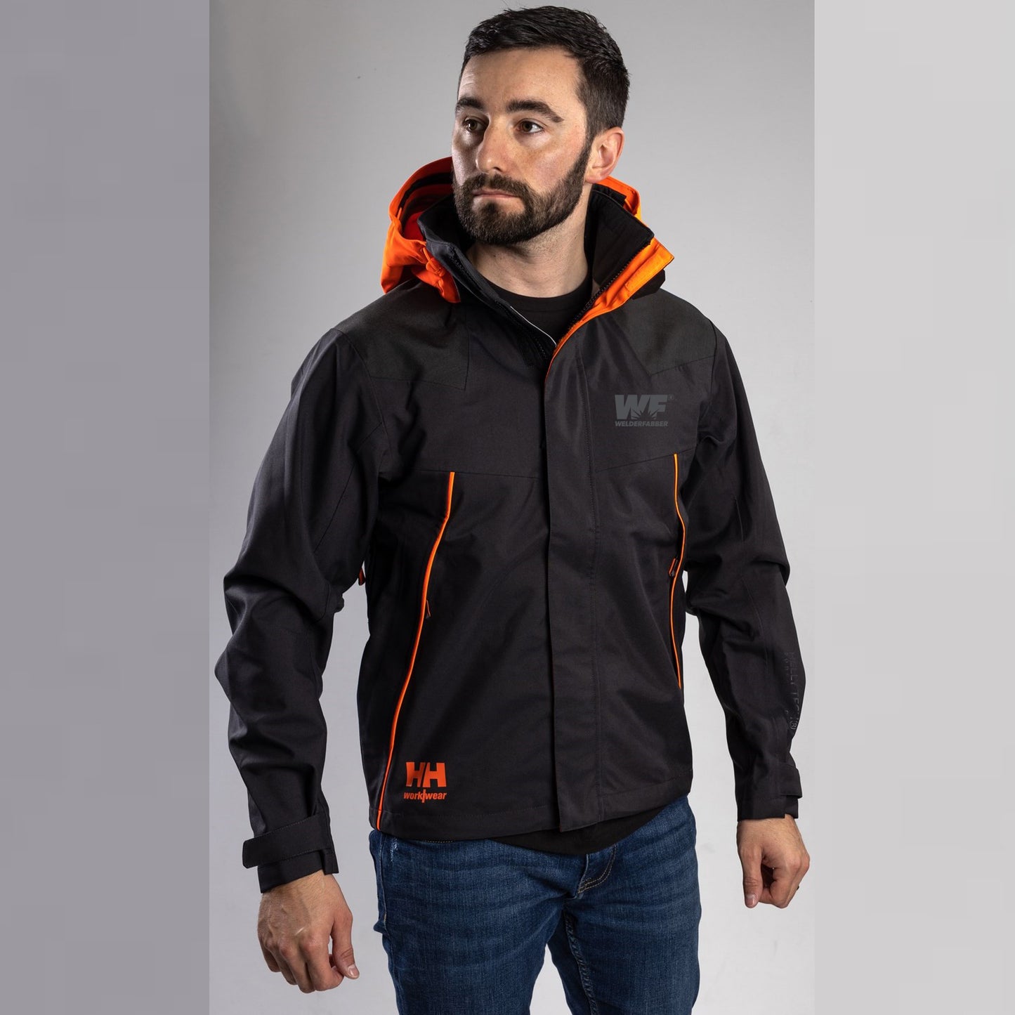 Welderfabber Helly Hansen NJ Shell Black Edition Jacket