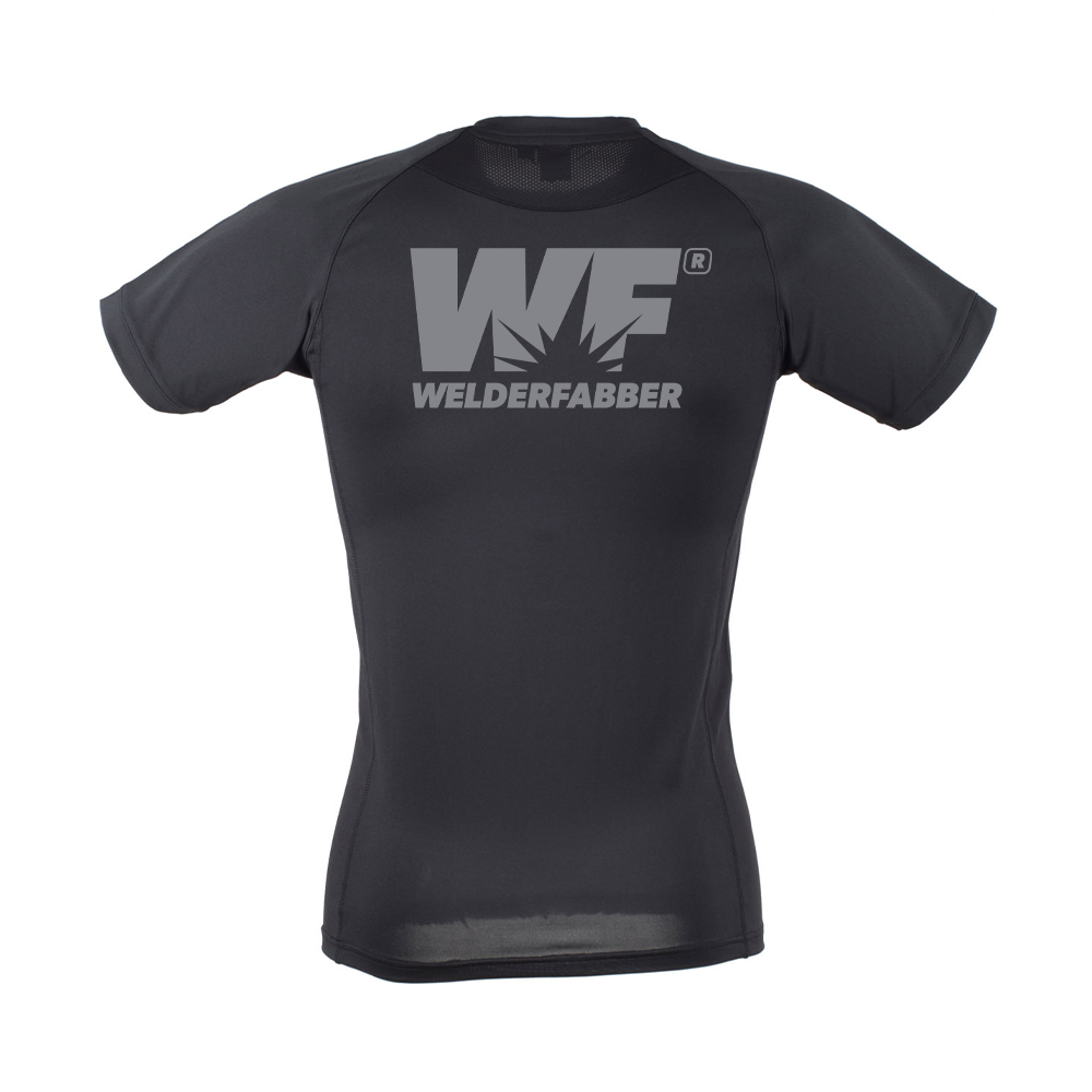 Welderfabber NJ Slim Fit Black T-Shirt