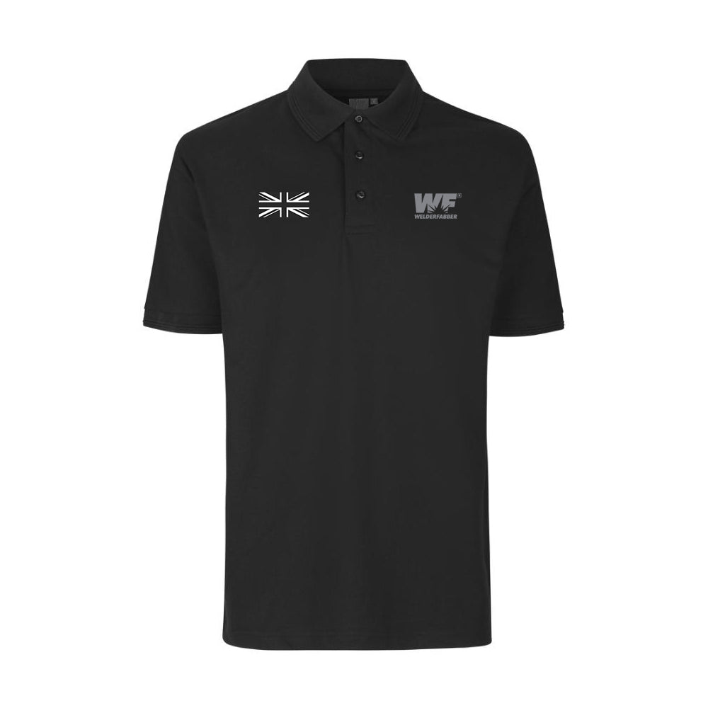 Welderfabber Black Polo Shirt