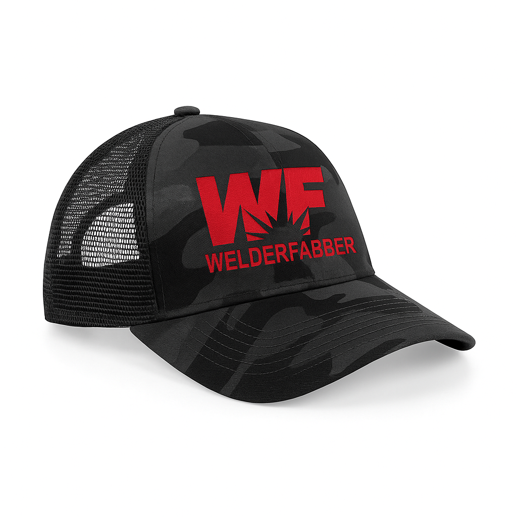 Midnight Camo Snapback Trucker Cap