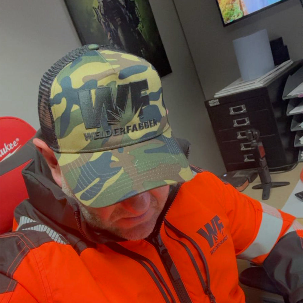 Jungle Camo Snapback Trucker Cap