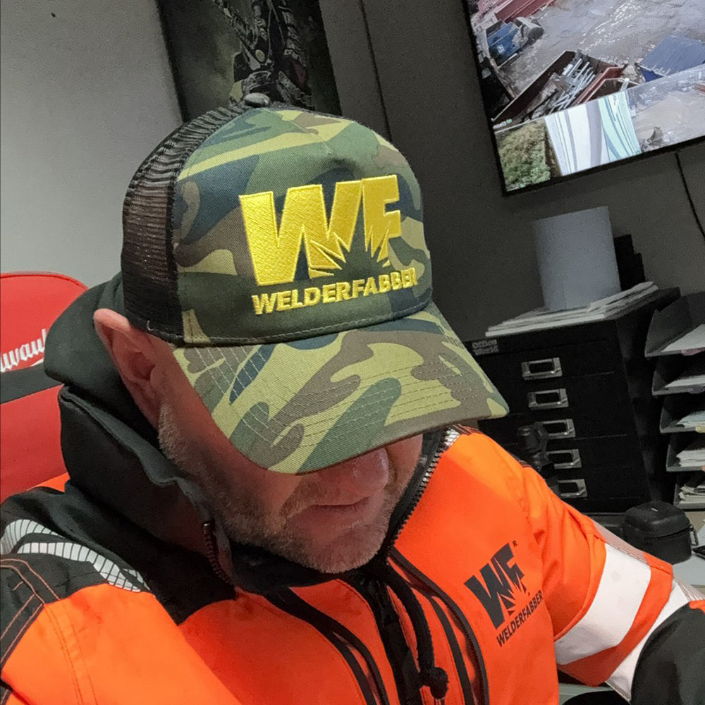 Yellow Hero Snapback Trucker Cap